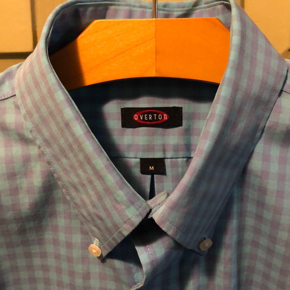 EUC Overton Gingham Oxford Shirt